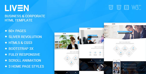 Liven - HTML5 Template for Business