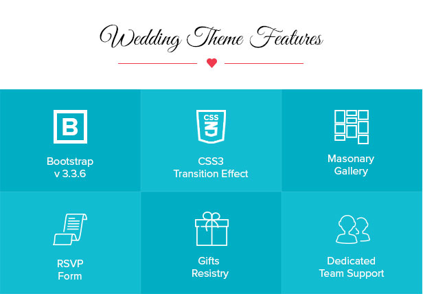 Lovebirds - Responsive Wedding HTML Template - 7
